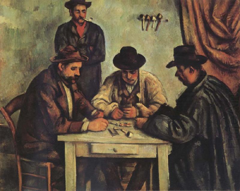Paul Cezanne Les Foueurs de Cartes china oil painting image